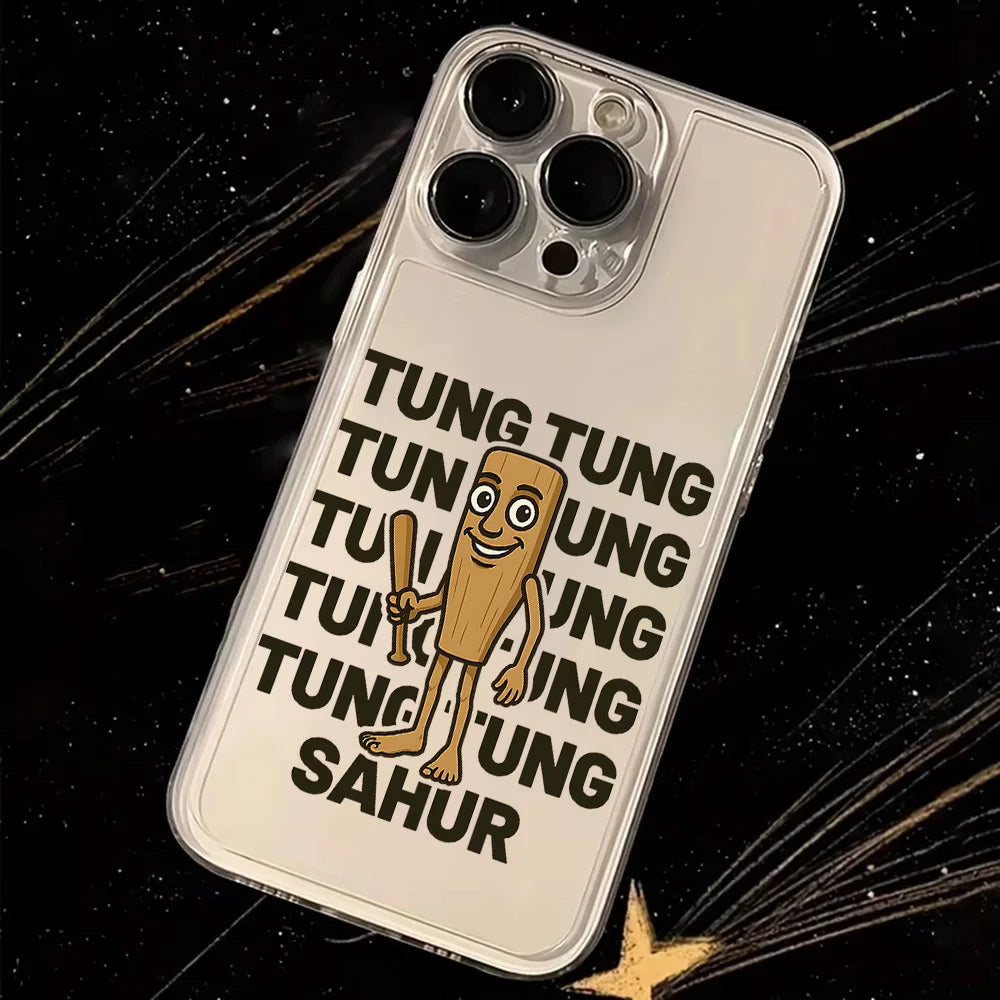 Funny Brainrot Phone Case – Shockproof Soft Cover for iPhone 17 / 16 / 15 Pro Max / Plus / Air / SE4 / 16E