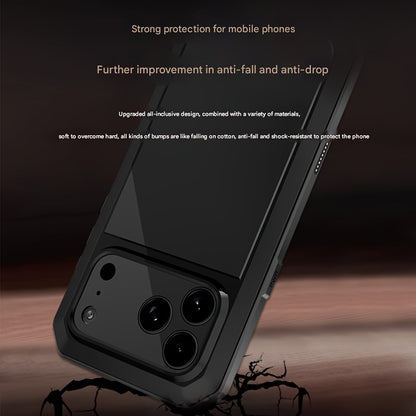 IPhone 17/17 Air/17 Pro/17 Pro Max Anti-Drop, Dustproof - Heavy Duty Metal Shockproof Phone Case