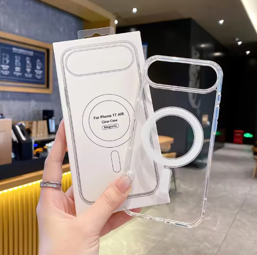 Magnetic Clear MagSafe Case – iPhone 17/16/15/14/13, Pro - Pro Max, 16 Plus, 17 Air, 16e