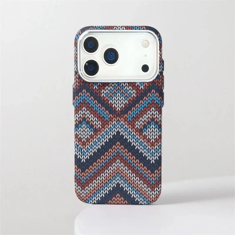 High-Quality Carbon Fiber MagSafe Case for iPhone 17 Pro Max / 17 Air / 16 / 15 – Aluminum Alloy Lens Protector