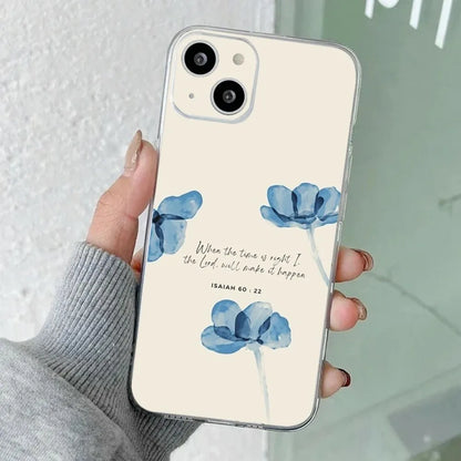 Christian Faith Jesus Phone Case – Shockproof Soft Cover for iPhone 16 / 15 / 14 Pro Max / Mini / SE4 / Plus / 16E