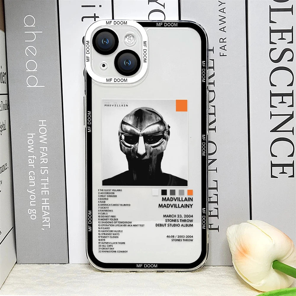 MF DOOM Hot Singer Phone Case – Shockproof Cover for iPhone 16 / 15 / 14 Pro Max / Mini / Plus / 16E