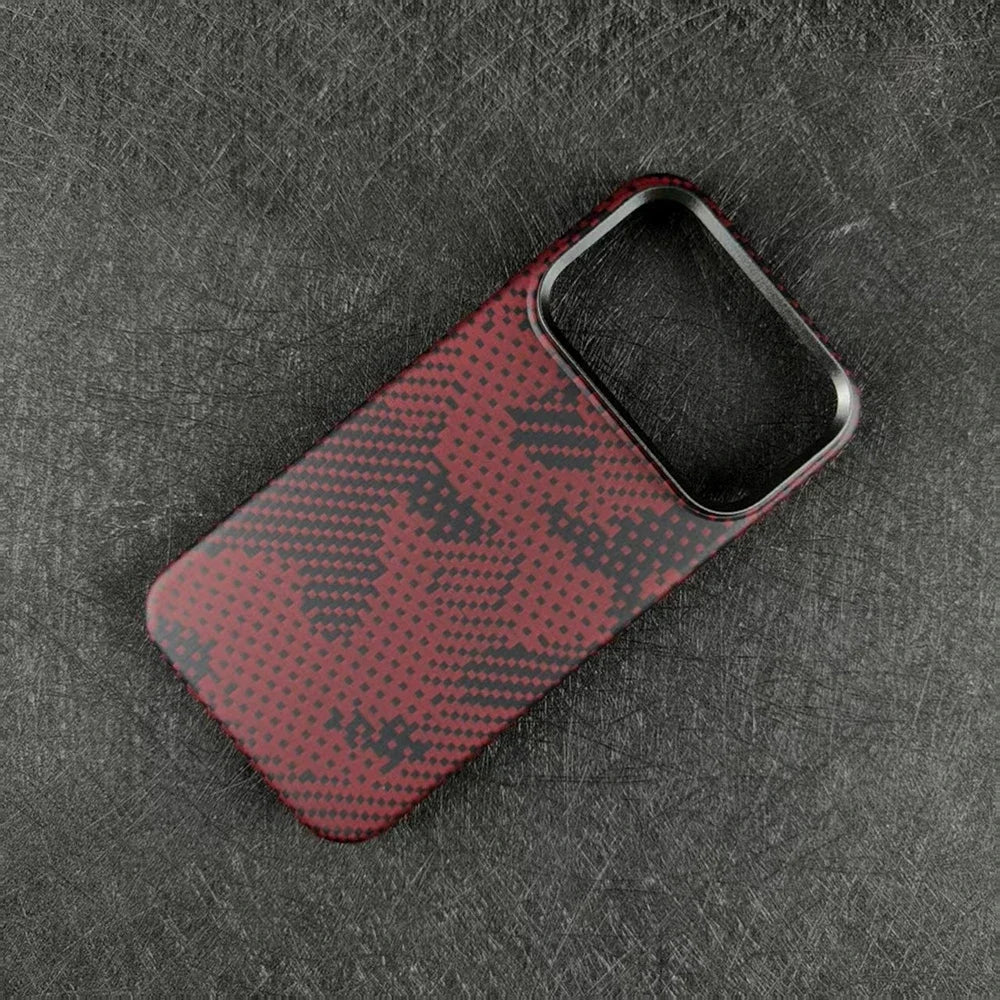 MagSafe Carbon Fiber Case – Slim Aramid Fiber Cover for iPhone 17 Pro Max / 17 Air