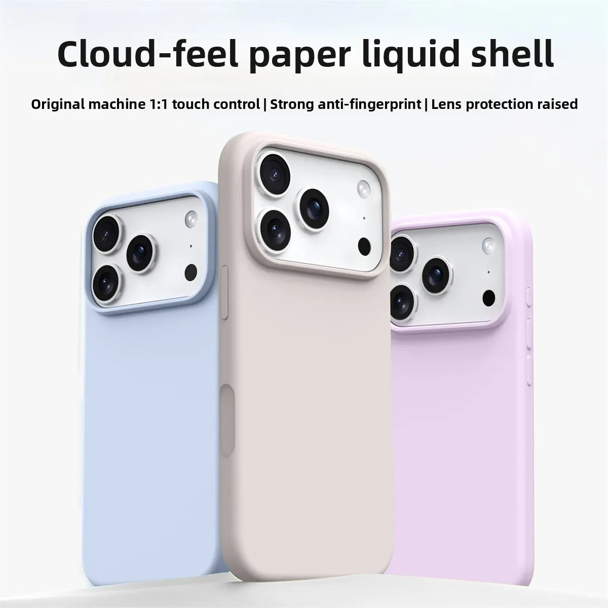 Liquid Silicone Soft Bumper Phone Case – For iPhone 17 Pro Max / 17 Air / 16 / 15 Pro Max