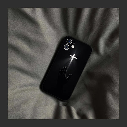 Son of God Jesus Cross Holy Light Phone Case – Shockproof Cover for iPhone 17 / 16 / 15 / 14 Pro Max