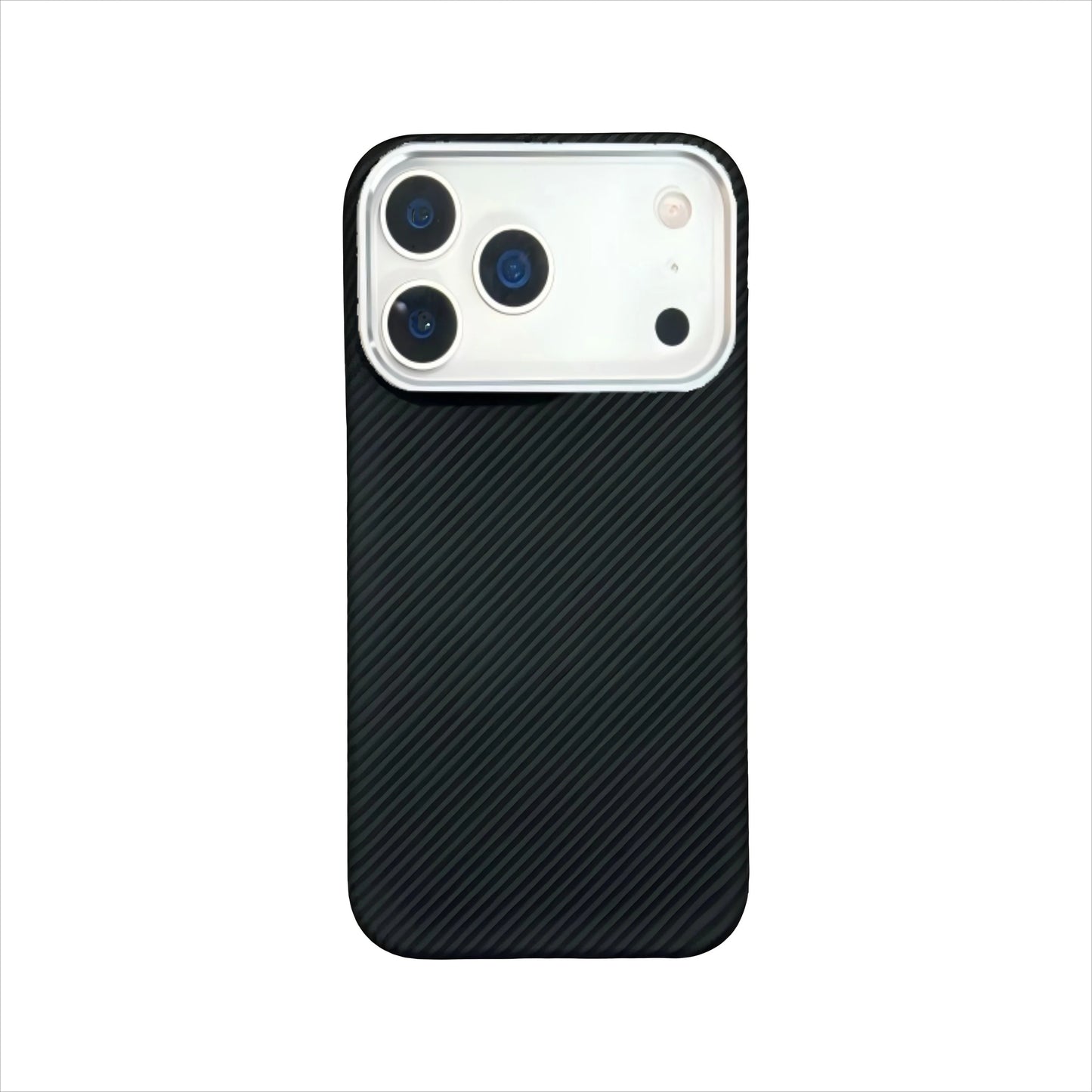 High-Quality Carbon Fiber MagSafe Case for iPhone 17 Pro Max / 17 Air / 16 / 15 – Aluminum Alloy Lens Protector