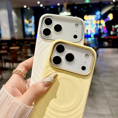 MagSafe Liquid Silicone Case – Rippling Water Design with Microfiber Lining for iPhone 17 Pro Max / 17 Air / 16 Pro Max