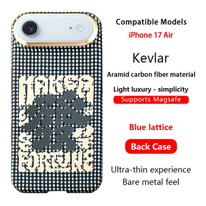 Magnetic MagSafe Aramid Fiber Case – iPhone 17 Pro Max / 17 Pro / 17 Air / 17