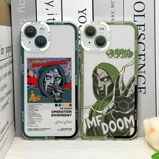 MF DOOM Hot Singer Phone Case – Shockproof Cover for iPhone 16 / 15 / 14 Pro Max / Mini / Plus / 16E