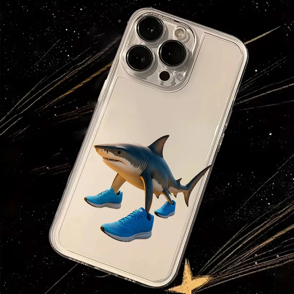 Funny Brainrot Phone Case – Shockproof Soft Cover for iPhone 17 / 16 / 15 Pro Max / Plus / Air / SE4 / 16E