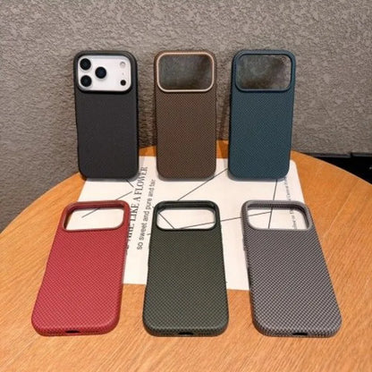 Luxury Carbon Fiber Case – iPhone 17/17 Pro/17 Pro Max/17 Air,  MagSafe Support