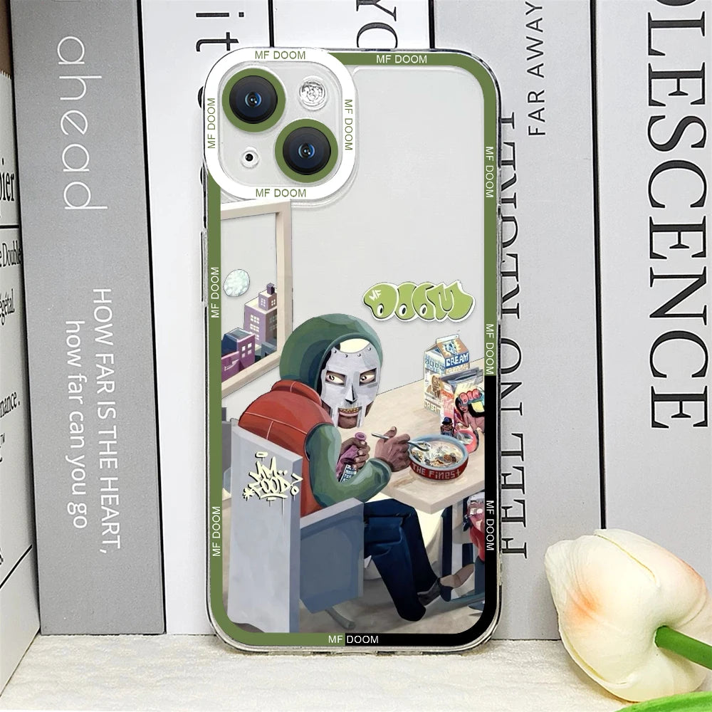 MF DOOM Hot Singer Phone Case – Shockproof Cover for iPhone 16 / 15 / 14 Pro Max / Mini / Plus / 16E