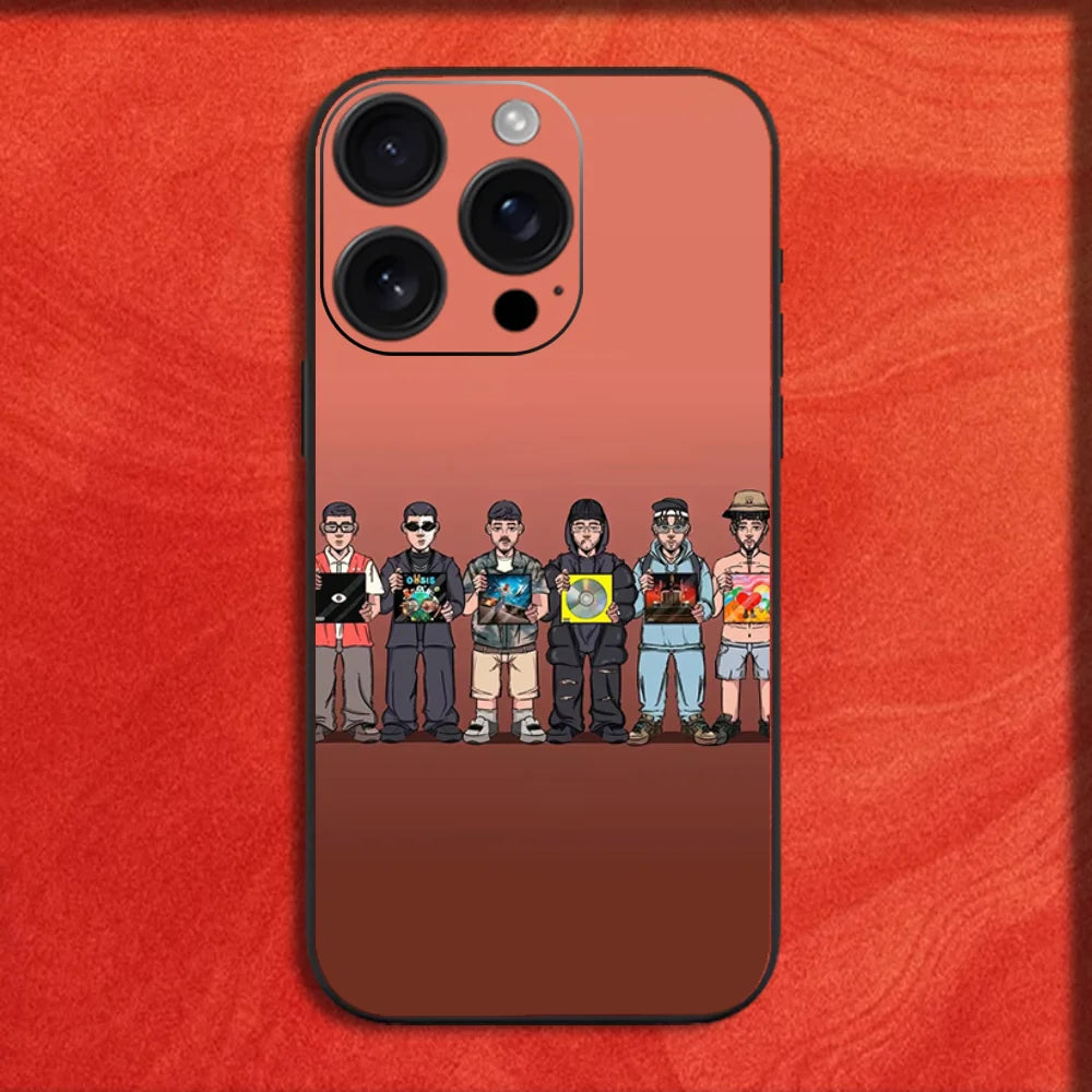 DTMF “Debí Tirar Más Fotos” Bad Bunny Phone Case – Soft Cover for iPhone 16 / 15 / 14 Pro Max / Mini / Plus