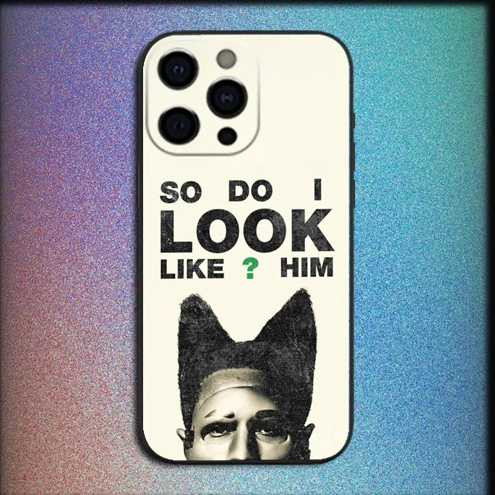 T-Tyler's The Creator Phone Case for iPhone 16/15/14/13/16E – Shockproof Silicone Protective Cover Funda