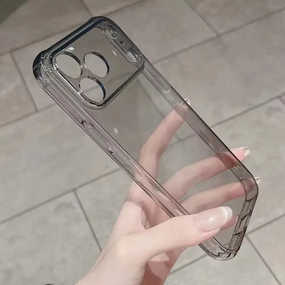 Transparent Shockproof Case with Corner and Full Lens Protection – iPhone 17/17 Air/17 Pro/17 Pro Max