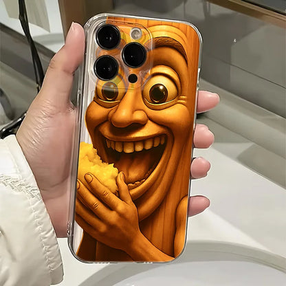 Funny Brainrot Phone Case – Shockproof Soft Cover for iPhone 17 / 16 / 15 Pro Max / Plus / Air / SE4 / 16E