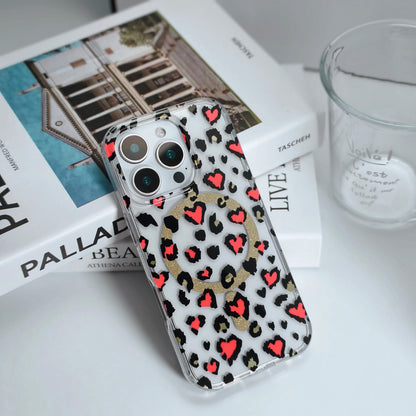 Luxury Leopard Print MagSafe Case – iPhone 17 Pro Max / 17 Air, Waterproof & Shockproof