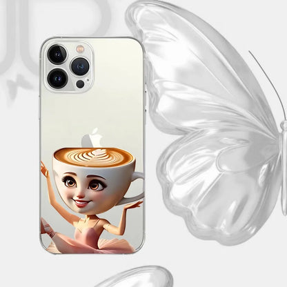 Funny Brainrot Phone Case – Shockproof Silicone Cover for iPhone 17 / 16 / 15 Pro Max