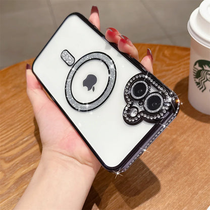 Glitter Rhinestone MagSafe Case – iPhone 17 Pro Max / 17 Air / 16 / 15 / 14