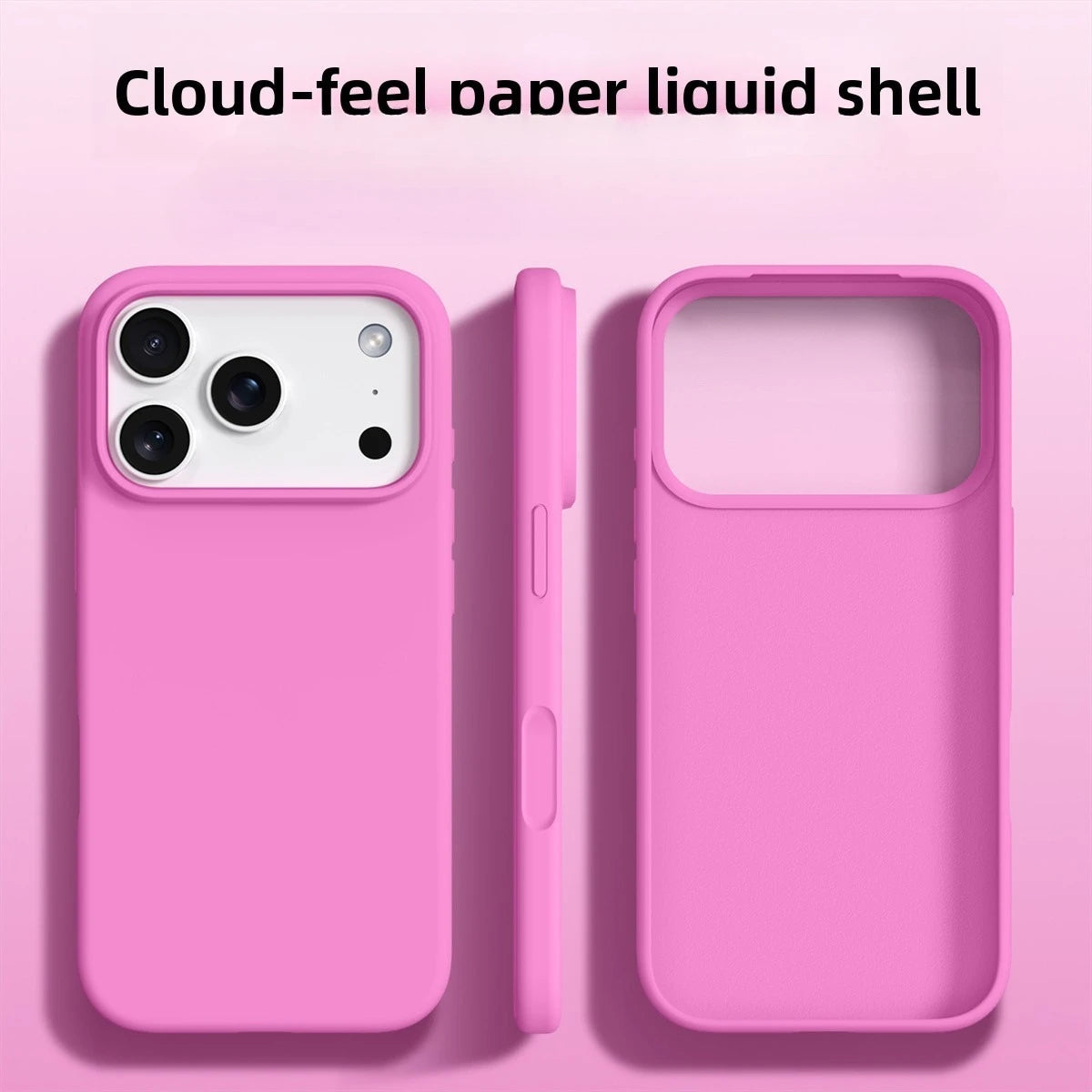 Liquid Silicone Soft Bumper Phone Case – For iPhone 17 Pro Max / 17 Air / 16 / 15 Pro Max