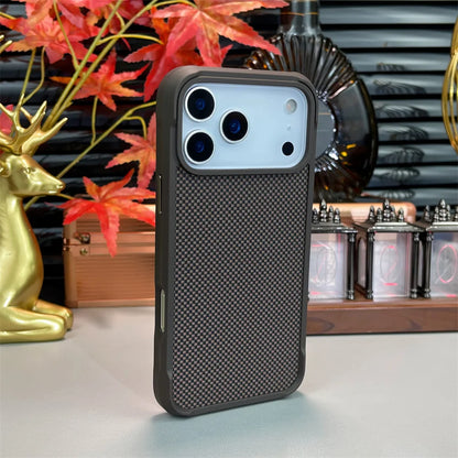 Luxury Carbon Fiber Magnetic Phone Case – For iPhone 17 Air / 16 Pro Max / 15 – Shock-Resistant & MagSafe Compatible
