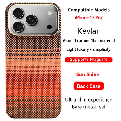 Magnetic MagSafe Aramid Fiber Case – iPhone 17 Pro Max / 17 Pro / 17 Air / 17