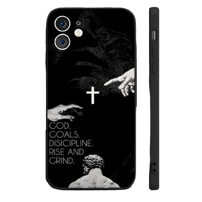 Son of God Jesus Cross Holy Light Phone Case – Shockproof Cover for iPhone 17 / 16 / 15 / 14 Pro Max