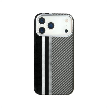 High-Quality Carbon Fiber MagSafe Case for iPhone 17 Pro Max / 17 Air / 16 / 15 – Aluminum Alloy Lens Protector