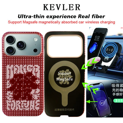 Magnetic MagSafe Aramid Fiber Case – iPhone 17 Pro Max / 17 Pro / 17 Air / 17