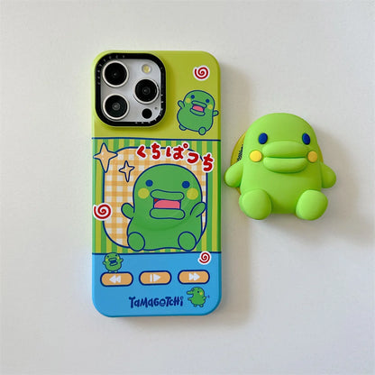 Funny 3D Cartoon MagSafe Stand Case – iPhone 13 / 14 / 15 / 16 Pro / 17 Pro Max