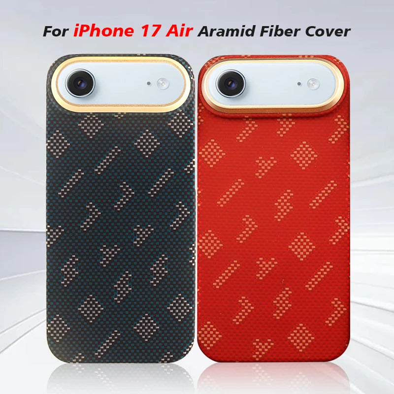 Magnetic MagSafe Aramid Fiber Case – iPhone 17 Pro Max / 17 Pro / 17 Air / 17