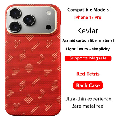 Magnetic MagSafe Aramid Fiber Case – iPhone 17 Pro Max / 17 Pro / 17 Air / 17