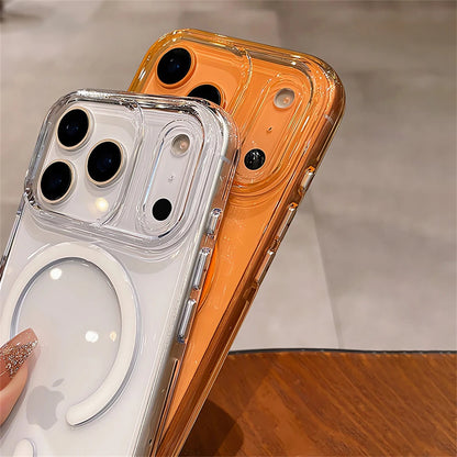 Armor Camera Button MagSafe Crystal Clear Case – iPhone 17 / 17 Air / 17 Pro / 17 Pro Max