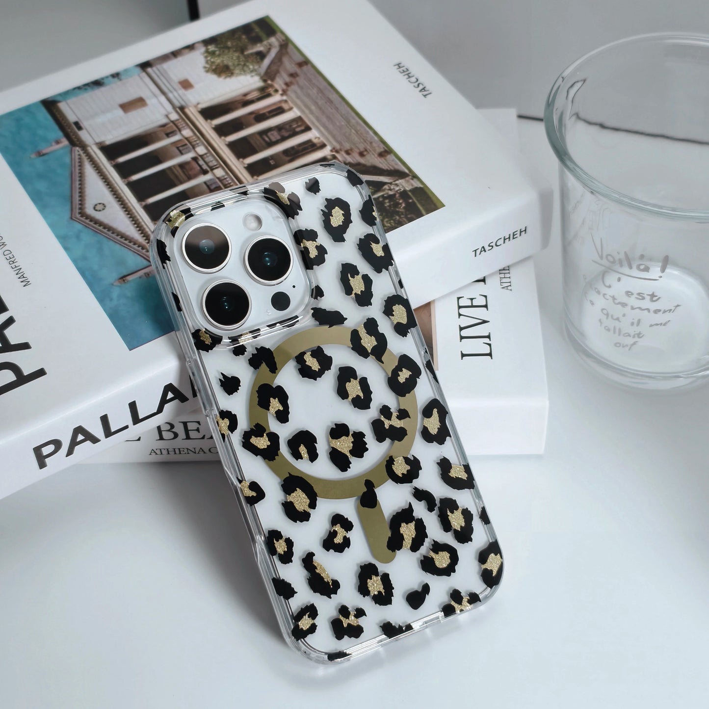 Luxury Leopard Print MagSafe Case – iPhone 17 Pro Max / 17 Air, Waterproof & Shockproof