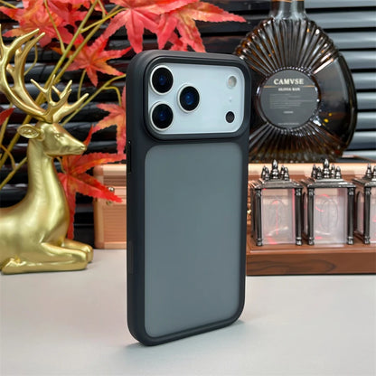 Luxury Transparent Matte TPU Case – Shockproof Clear Bumper for iPhone 17, 17 Air, 17 Pro & Pro Max