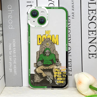 MF DOOM Hot Singer Phone Case – Shockproof Cover for iPhone 16 / 15 / 14 Pro Max / Mini / Plus / 16E
