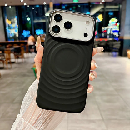 MagSafe Liquid Silicone Case – Rippling Water Design with Microfiber Lining for iPhone 17 Pro Max / 17 Air / 16 Pro Max