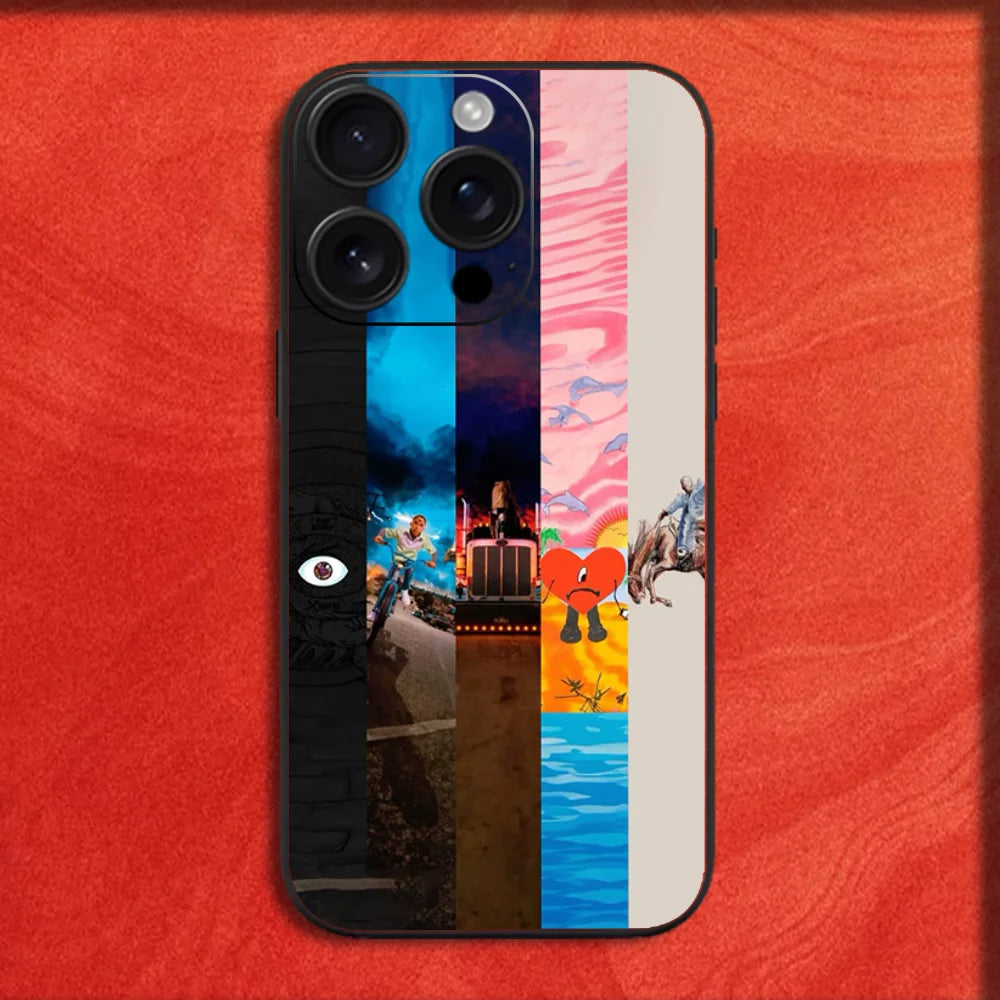 DTMF “Debí Tirar Más Fotos” Bad Bunny Phone Case – Soft Cover for iPhone 16 / 15 / 14 Pro Max / Mini / Plus