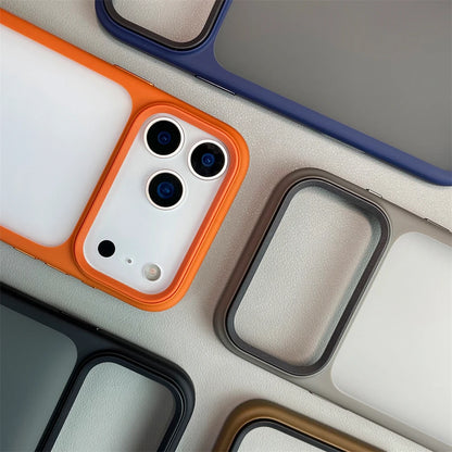 Luxury Transparent Matte TPU Case – Shockproof Clear Bumper for iPhone 17, 17 Air, 17 Pro & Pro Max