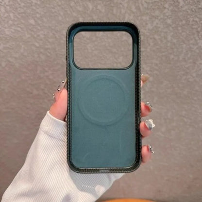 Luxury Carbon Fiber Case – iPhone 17/17 Pro/17 Pro Max/17 Air,  MagSafe Support