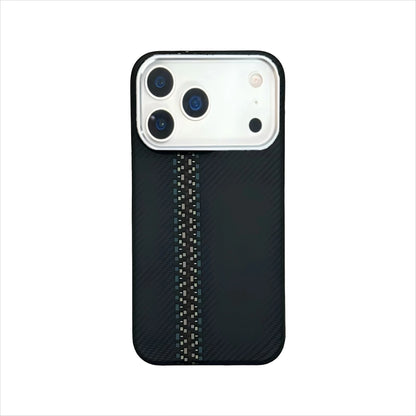 High-Quality Carbon Fiber MagSafe Case for iPhone 17 Pro Max / 17 Air / 16 / 15 – Aluminum Alloy Lens Protector