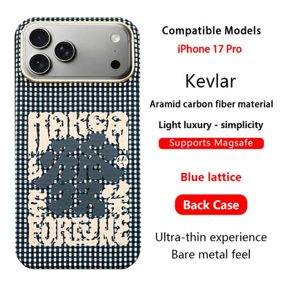 Magnetic MagSafe Aramid Fiber Case – iPhone 17 Pro Max / 17 Pro / 17 Air / 17