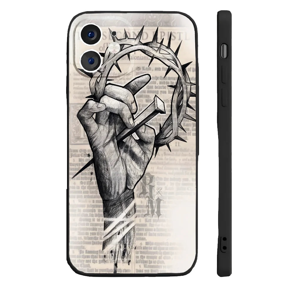 Son of God Jesus Cross Holy Light Phone Case – Shockproof Cover for iPhone 17 / 16 / 15 / 14 Pro Max