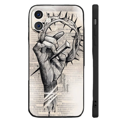 Son of God Jesus Cross Holy Light Phone Case – Shockproof Cover for iPhone 17 / 16 / 15 / 14 Pro Max