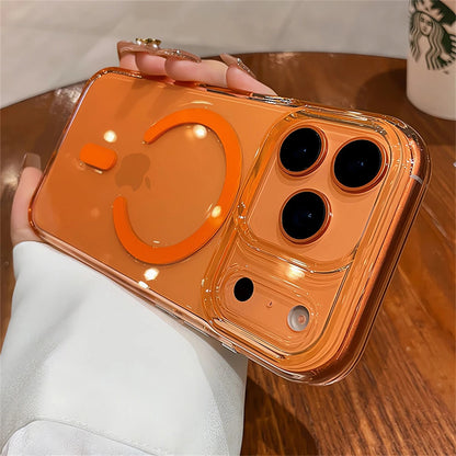 Armor Camera Button MagSafe Crystal Clear Case – iPhone 17 / 17 Air / 17 Pro / 17 Pro Max