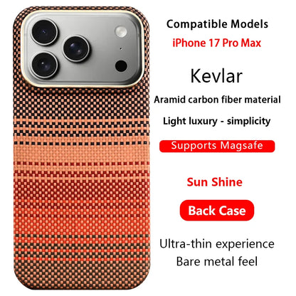 Magnetic MagSafe Aramid Fiber Case – iPhone 17 Pro Max / 17 Pro / 17 Air / 17