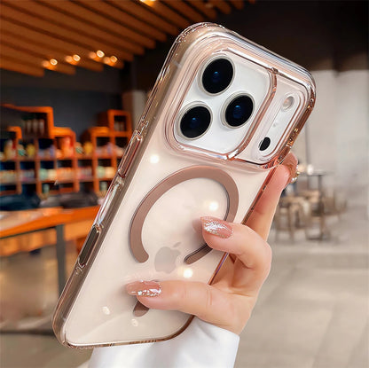 Armor Camera Button MagSafe Crystal Clear Case – iPhone 17 / 17 Air / 17 Pro / 17 Pro Max