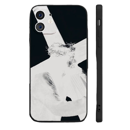 Son of God Jesus Cross Holy Light Phone Case – Shockproof Cover for iPhone 17 / 16 / 15 / 14 Pro Max