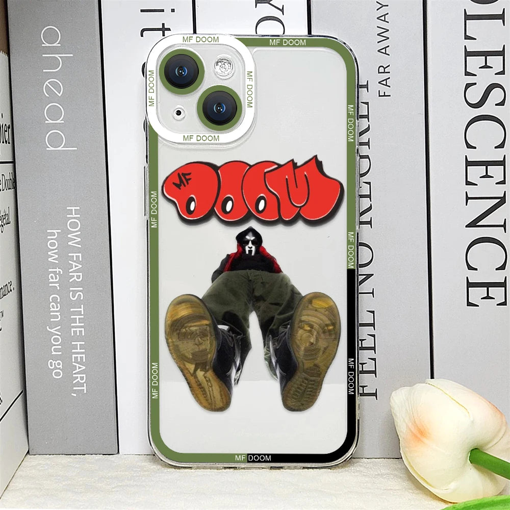 MF DOOM Hot Singer Phone Case – Shockproof Cover for iPhone 16 / 15 / 14 Pro Max / Mini / Plus / 16E