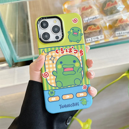 Funny 3D Cartoon MagSafe Stand Case – iPhone 13 / 14 / 15 / 16 Pro / 17 Pro Max